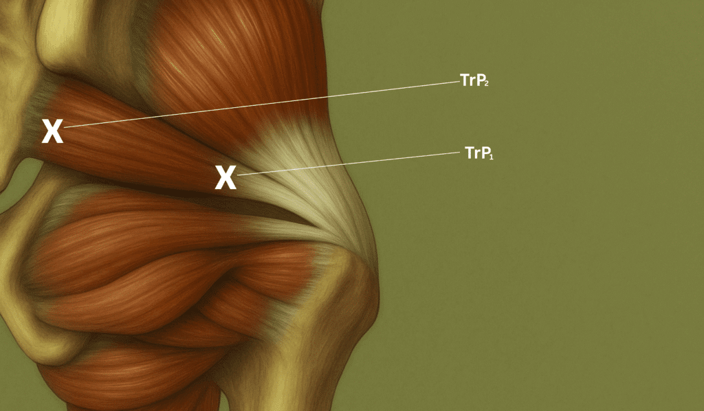 Trigger Point Locations in the Piriformis
